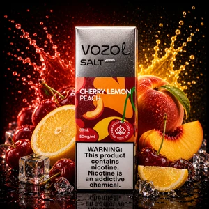 VOZOL SALT PRIME - Cherry Lemon Peach NEW