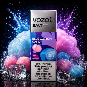 VOZOL SALT PRIME - Blue Cotton Candy NEW
